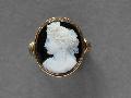 Victorian Hard-stone Cameo Ring.